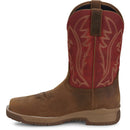 Justin Work Men's Nitread 11" Waterproof Nano Comp Toe Boot - Amber (CR3209) - View 8