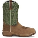 Justin Work Men's Nitread 11" Waterproof Nano Comp Toe Boot - Oak (CR3210) - View 3