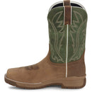 Justin Work Men's Nitread 11" Waterproof Nano Comp Toe Boot - Oak (CR3210) - View 8