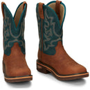 Justin Work Men's Resistor 11" Nano Comp Toe Boot - Russet (CR4010) - Front View