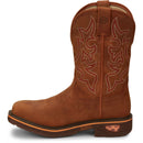 Justin Work Men's Resistor 11" Nano Comp Toe Boot - Russet Brown (CR4016) - View 8