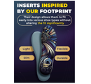 Memory Foam Shoe Inserts - for Men and Women - Extra Cushion Insoles