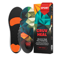 Sport Shock Absorbing Insoles - Athletic Shoe Cushioning Inserts for Men and Women