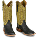 Justin Boots Burchett 13 Goat Ebony CX1310 Front View