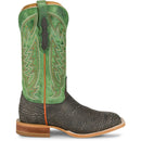 Justin Boots Cowman 13 Shrunken Shoulder Green CX1320 Side View