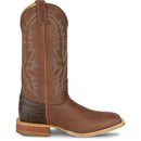 Justin Boots Boston 13 Whitetail Deer Chocolate CX1332 Side View