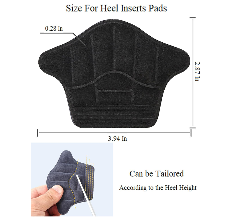 Heel Grips for Shoes That are Too Big - Self-Adhesive Heel Pads for Women & Men | Soft Shoe Inserts to Prevent Slipping
