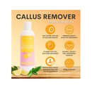 Cacee Callus Remover for Feet 8oz Gel Formula with Tea Tree Oil & Lemon Scent Works Great with Foot Scrubber Foot File or Pumice Stone Callous or Corn Remover