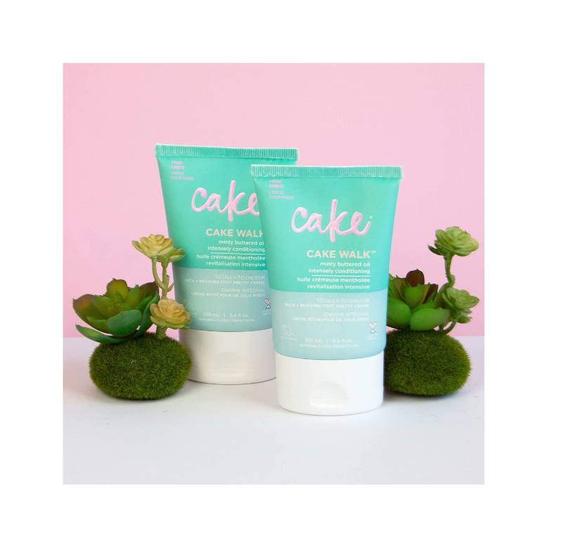 Cake Beauty Walk Triplemint Foot Crème 3.4 Fluid Ounce