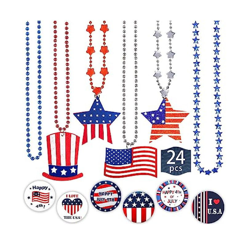 1Set Baby Girls Cute USA Independence Day DIY 20mm Chunky Bead Necklaces  Bubblegum Necklace Bracelet Jewelry Sets Gift For Child - AliExpress