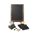Chalkboard Sign Easel Stand Set
