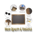 Chalkboard Sign Easel Stand Set
