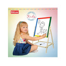 Kidzlane Art Easel for Kids | wooden Chalkboard Free-Standing Double-Sided