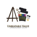 Chalkboard Sign Easel Stand Set