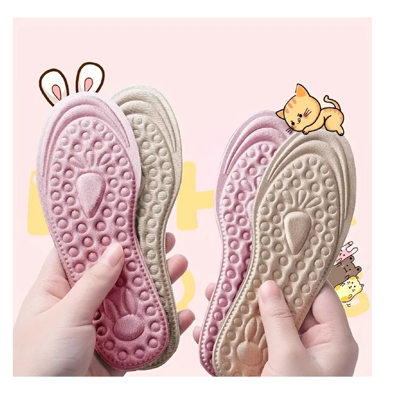 Children Candy-colored Memory Foam Insoles Breathable Ventilate Sweat Absorbing Deodorize Boy And Girl Sport Soft-soled Pads