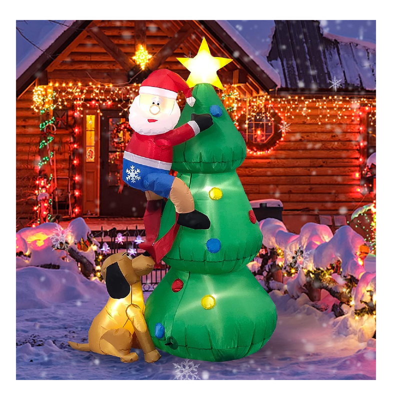 6FT Inflatable Christmas Tree Outdoor Decoration