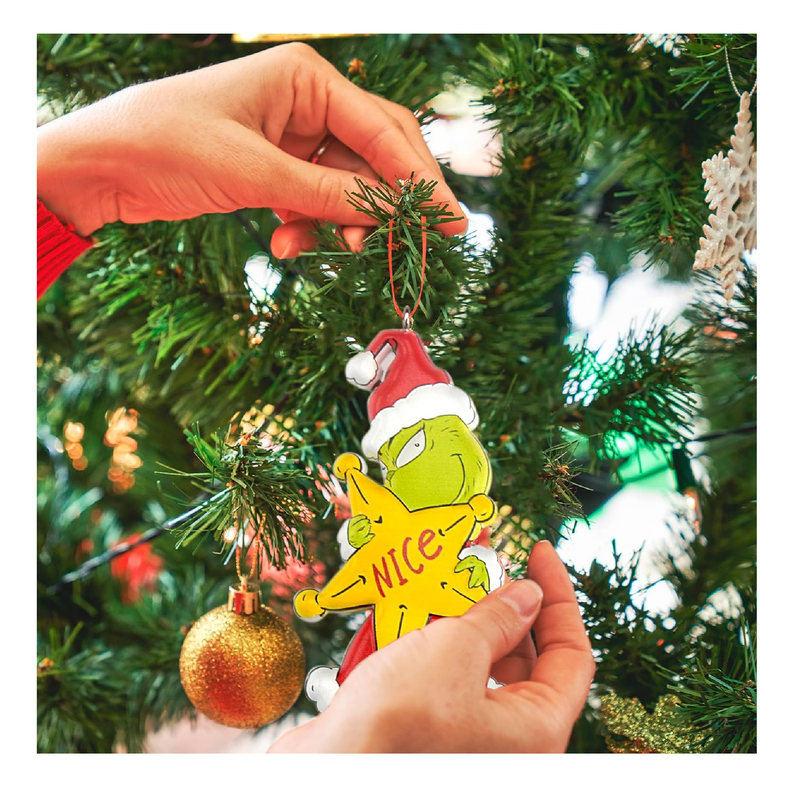 Christmas Tree Ornaments Decorations - 2 Pcs Resin Christmas Hangings Ornaments for Christmas Tree, Christmas Tree Decor for Indoors Home Decor (Style - 9)