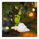 Christmas Tree Ornaments,Funny Greengrinch Hanging Ornaments Christmas Decorations, Cute Acrylic Green Christmas Tree Decorations Ornament (Christmas-L)