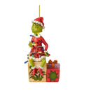 Christmas Tree Ornaments,Funny Greengrinch Hanging Ornaments Christmas Decorations, Cute Acrylic Green Christmas Tree Decorations Ornament (Christmas-M)