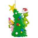 Christmas Tree Ornaments,Funny Greengrinch Hanging Ornaments Christmas Decorations, Cute Acrylic Green Christmas Tree Decorations Ornament (Christmas-H)