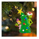 Christmas Tree Ornaments,Funny Greengrinch Hanging Ornaments Christmas Decorations, Cute Acrylic Green Christmas Tree Decorations Ornament (Christmas-H)