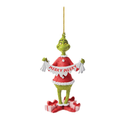 Christmas Tree Ornaments,Funny Greengrinch Hanging Ornaments Christmas Decorations, Cute Acrylic Green Christmas Tree Decorations Ornament (Christmas-F)