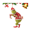 Christmas Tree Ornaments,Funny Greengrinch Hanging Ornaments Christmas Decorations, Cute Acrylic Green Christmas Tree Decorations Ornament (Christmas-E)