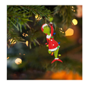 Christmas Tree Ornaments,Funny Greengrinch Hanging Ornaments Christmas Decorations, Cute Acrylic Green Christmas Tree Decorations Ornament (Christmas-C)