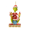 Christmas Tree Ornaments,Funny Greengrinch Hanging Ornaments Christmas Decorations, Cute Acrylic Green Christmas Tree Decorations Ornament (Christmas-D)