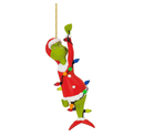 Christmas Tree Ornaments,Funny Greengrinch Hanging Ornaments Christmas Decorations, Cute Acrylic Green Christmas Tree Decorations Ornament (Christmas-C)
