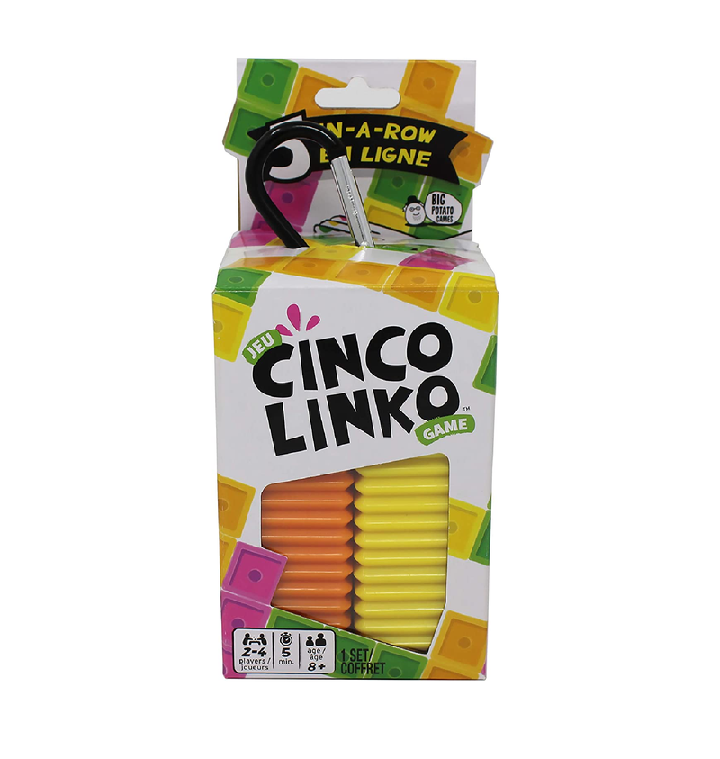 Cinco Linko Award Winning Travel Game for Kids and Adults Aged 8 and up