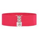 Classic Elastic Wide Belts Colorful Printed Waistband Elegant Adjustable Dress Coat Girdle For Women