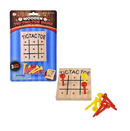 Classic Wooden Tic-Tac-Toe Board Games Great for Prizes 4.5 Tic-Tac-Toe Game Single