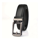 Click Belt Men's Leather Belt Formal And Casual Adjustable Micro Belt Waistband 1.18inch Width Belt Gift For Husband And Father