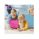 6-Pack Plastic Clipboards | Colored Transparents with Low Profile Metal Clip | 100-sheet Capacity