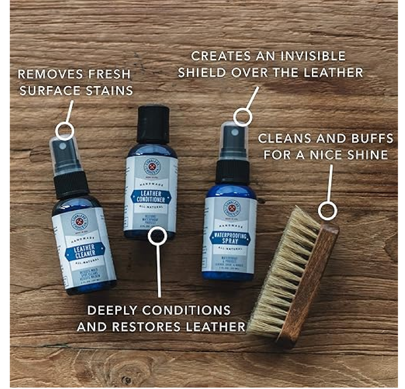 Cobbler's Choice Shoe Care Travel Kit - Travel Friendly Shoe Care Kit, Clean Ingredients, Effective Results!
