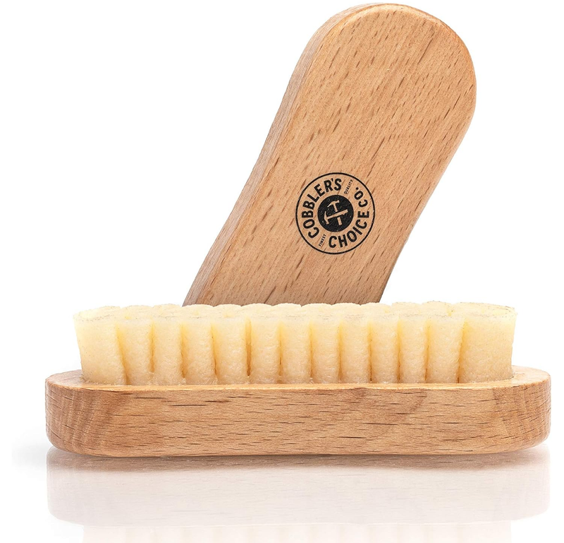 Cobbler's Choice Suede and Nubuck Brush - Made with Natural Crepe - Safely Cleans Suede and Nubuck!