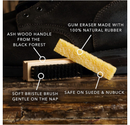 Suede Brush and Eraser - Suede Cleaner - Safe on Suede and Nubuck. Effectively Cleans and Restores Nap - Cobbler's Choice