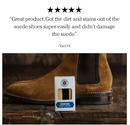 Suede Brush and Eraser - Suede Cleaner - Safe on Suede and Nubuck. Effectively Cleans and Restores Nap - Cobbler's Choice