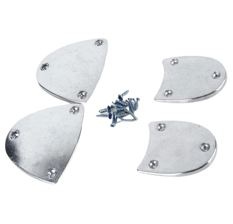 Colaxi Tap Shoe Sole Protector Anti Slip Metal Shoe Bottom and Heel for Tap Dance Shoes, Kids S