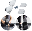 Colaxi Tap Shoe Sole Protector Anti Slip Metal Shoe Bottom and Heel for Tap Dance Shoes, Kids S