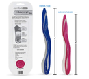 Comfort Zone Tri-Balance Gel Orthotic Insoles for Women, 3/4 Length Insoles,