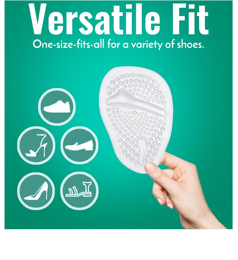Metatarsal Pads 3 Pairs - Ball of Foot Cushion - Soft Cushion Design - Shock Absorbing