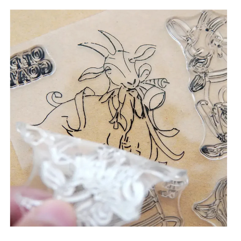 Cow Clear Rubber Stamps With Rich Expressions For Scrapbooking Decorative Crafts