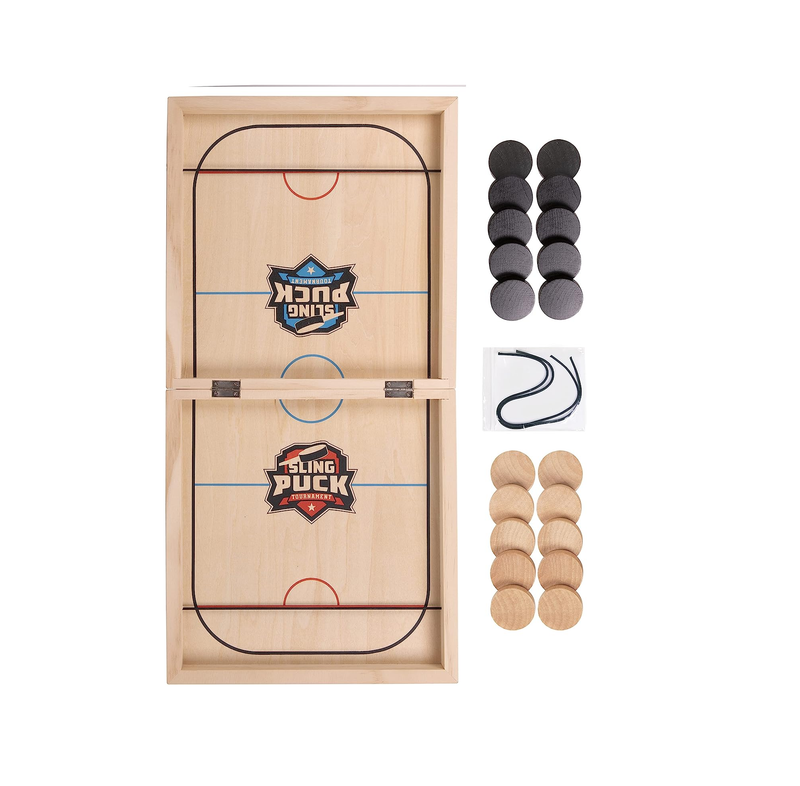  Fast Sling Puck Game,Sling Puck Game, Slingshot Games Toy,Paced  Winner Board Games Toys for Kids & Adults : Sports & Outdoors