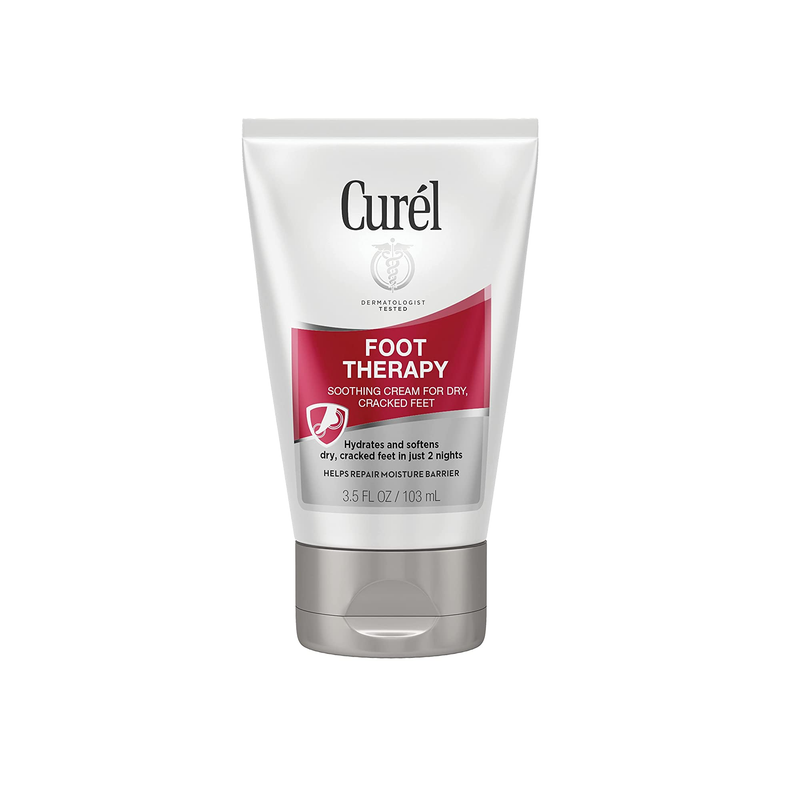 Curel Foot Therapy Cream 3.5 oz Soothing Lotion for Dry Cracked Feet Quick Absorbing with Shea Butter Coconut Milk and Vitamin E2