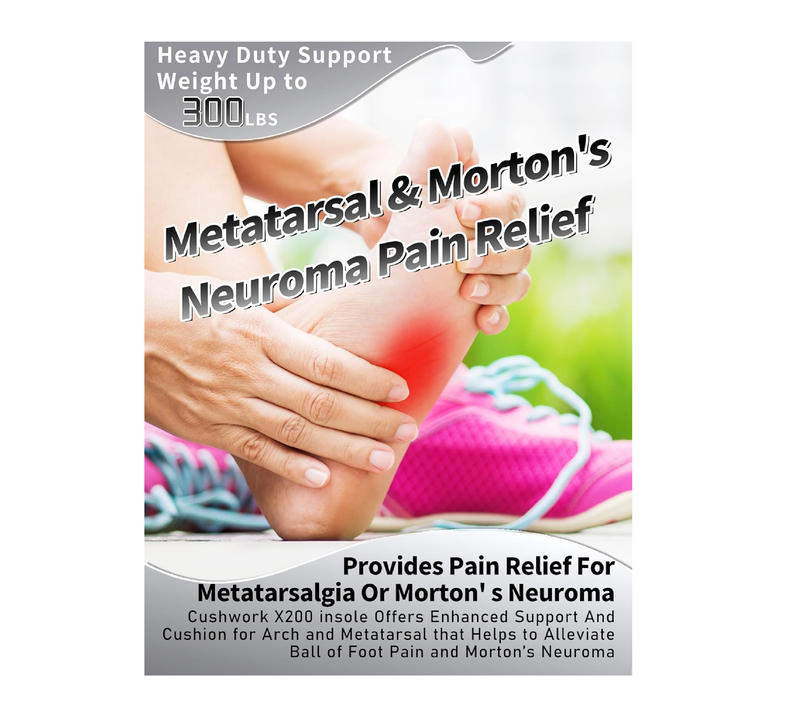 Morton's Neuroma Shoe Inserts for Metatarsalgia,Ball of Foot Pain,Plantar Fasciitis,
