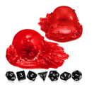 Dice Jail Gelatinous Cube Dice Prison Resin Dice Cage Translucent Dice Storage Dice Container Dice Holder Dice Miniature Accessory for Table Game Party Gatherings Gifts