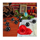 Dice Jail Gelatinous Cube Dice Prison Resin Dice Cage Translucent Dice Storage Dice Container Dice Holder Dice Miniature Accessory for Table Game Party Gatherings Gifts