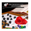 Dice Jail Gelatinous Cube Dice Prison Resin Dice Cage Translucent Dice Storage Dice Container Dice Holder Dice Miniature Accessory for Table Game Party Gatherings Gifts